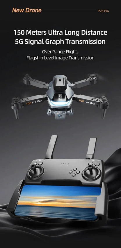 P23 Pro Intelligent Obstacle Avoiding Drone - Foldable Drone
